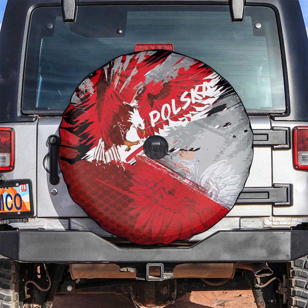 Polska Eagle Spare Tire Cover Poland Sporty Grunge Style LT03