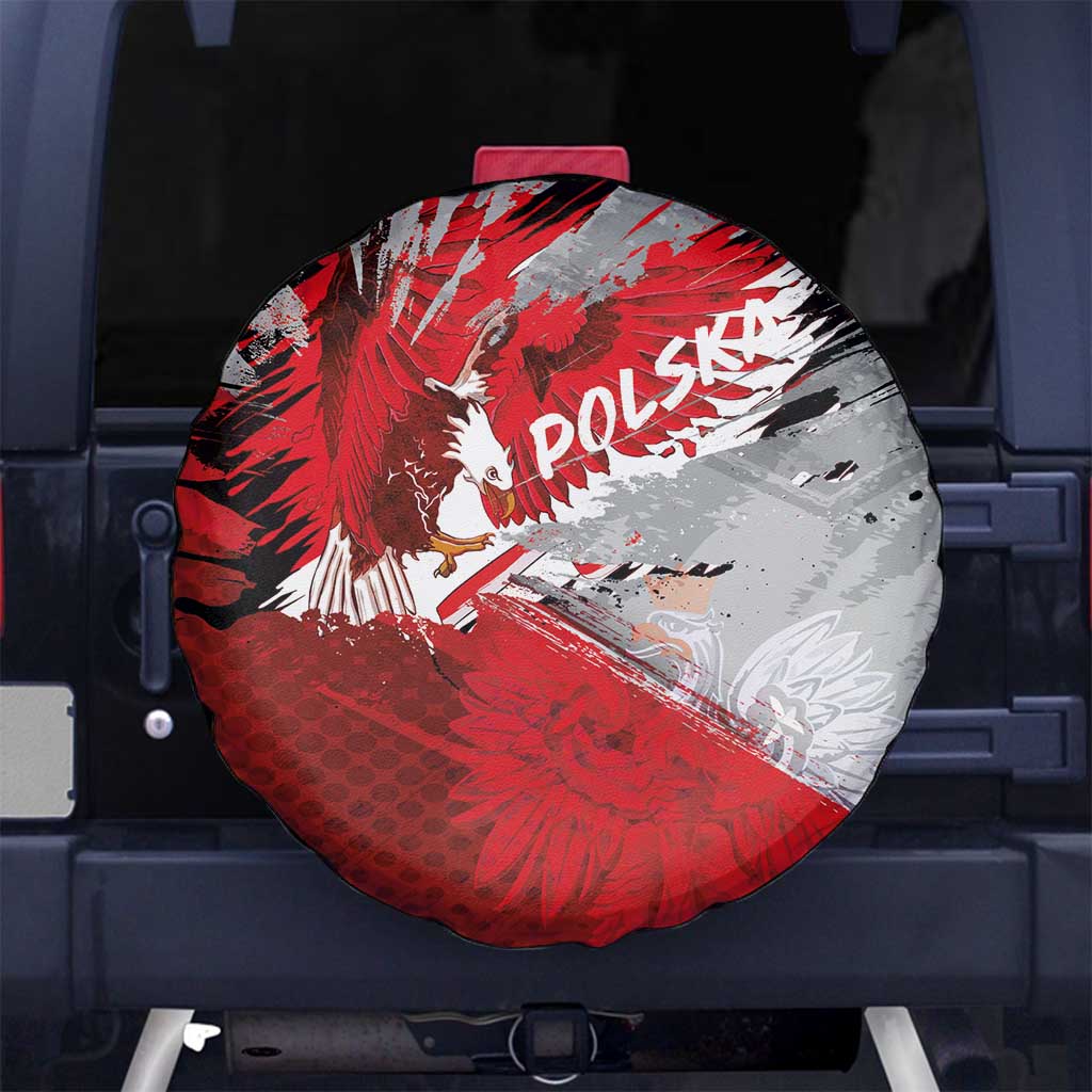 Polska Eagle Spare Tire Cover Poland Sporty Grunge Style LT03