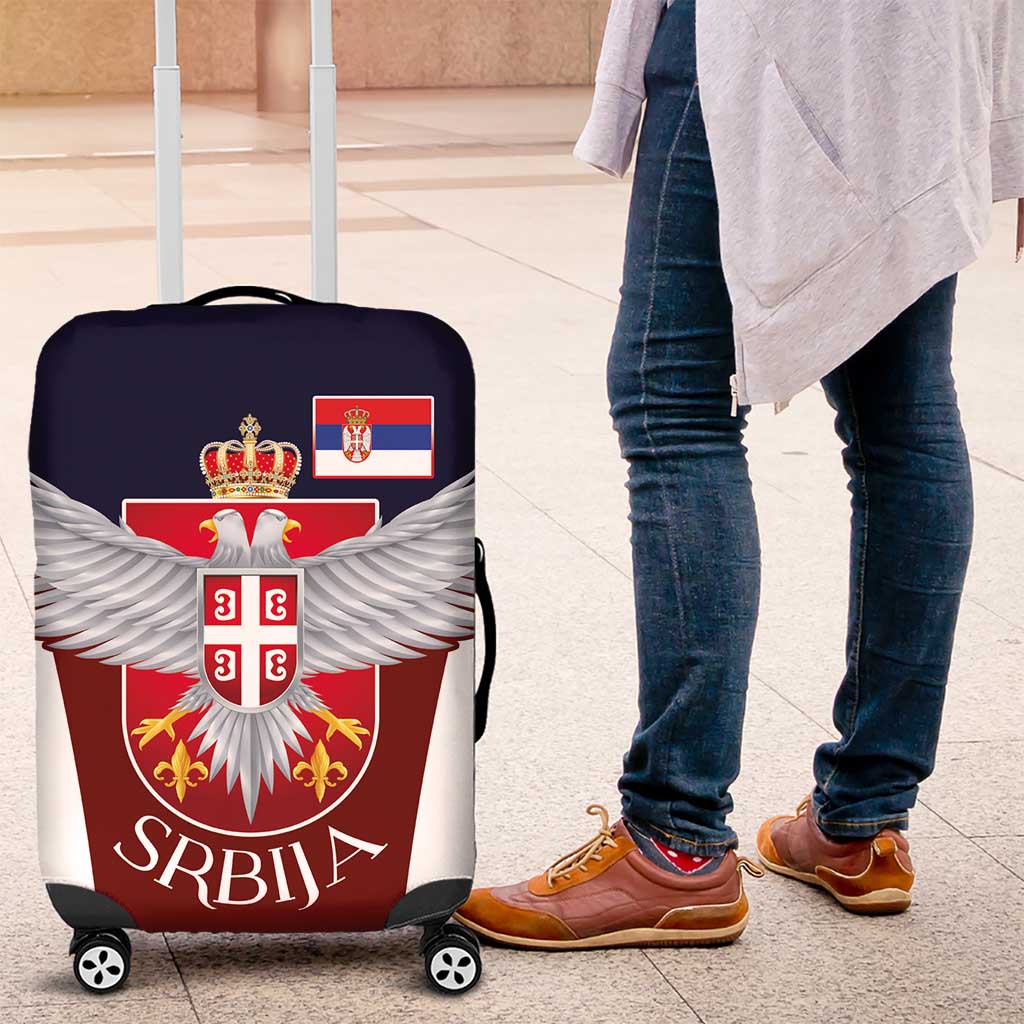Serbia Luggage Cover Double Headed Eage Emblem Sporty LT03