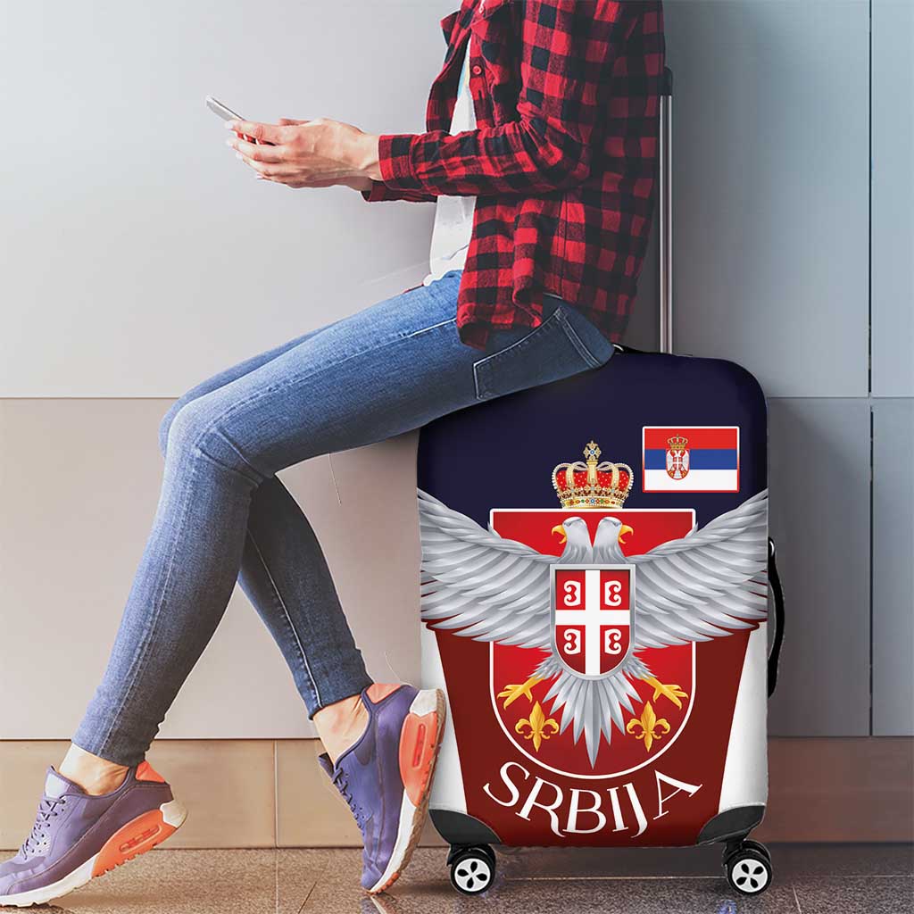 Serbia Luggage Cover Double Headed Eage Emblem Sporty LT03
