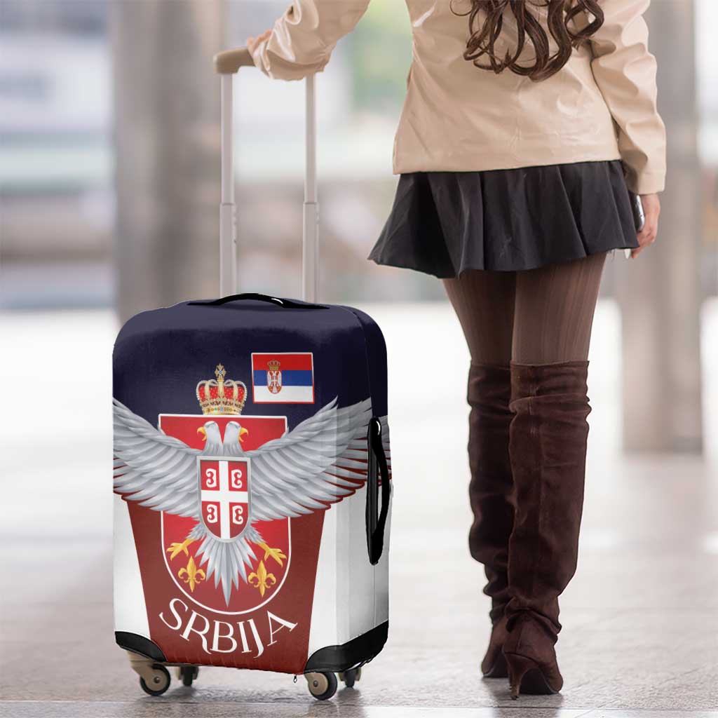 Serbia Luggage Cover Double Headed Eage Emblem Sporty LT03
