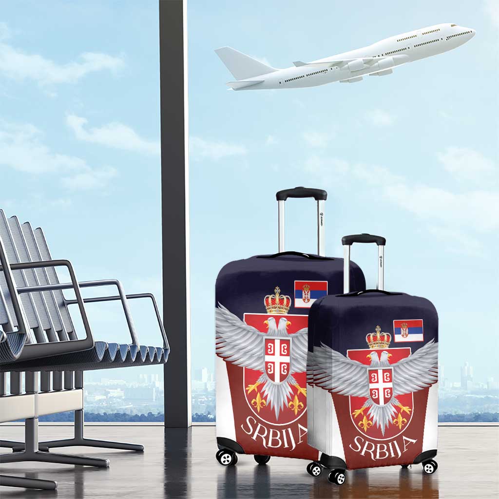 Serbia Luggage Cover Double Headed Eage Emblem Sporty LT03