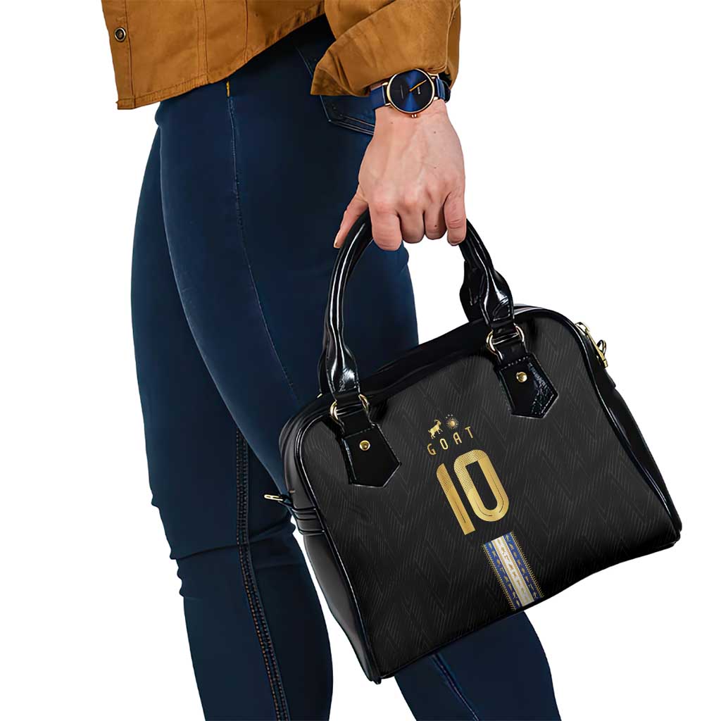 Argentina Football Shoulder Handbag GOAT-Pride of La Albiceleste LT03