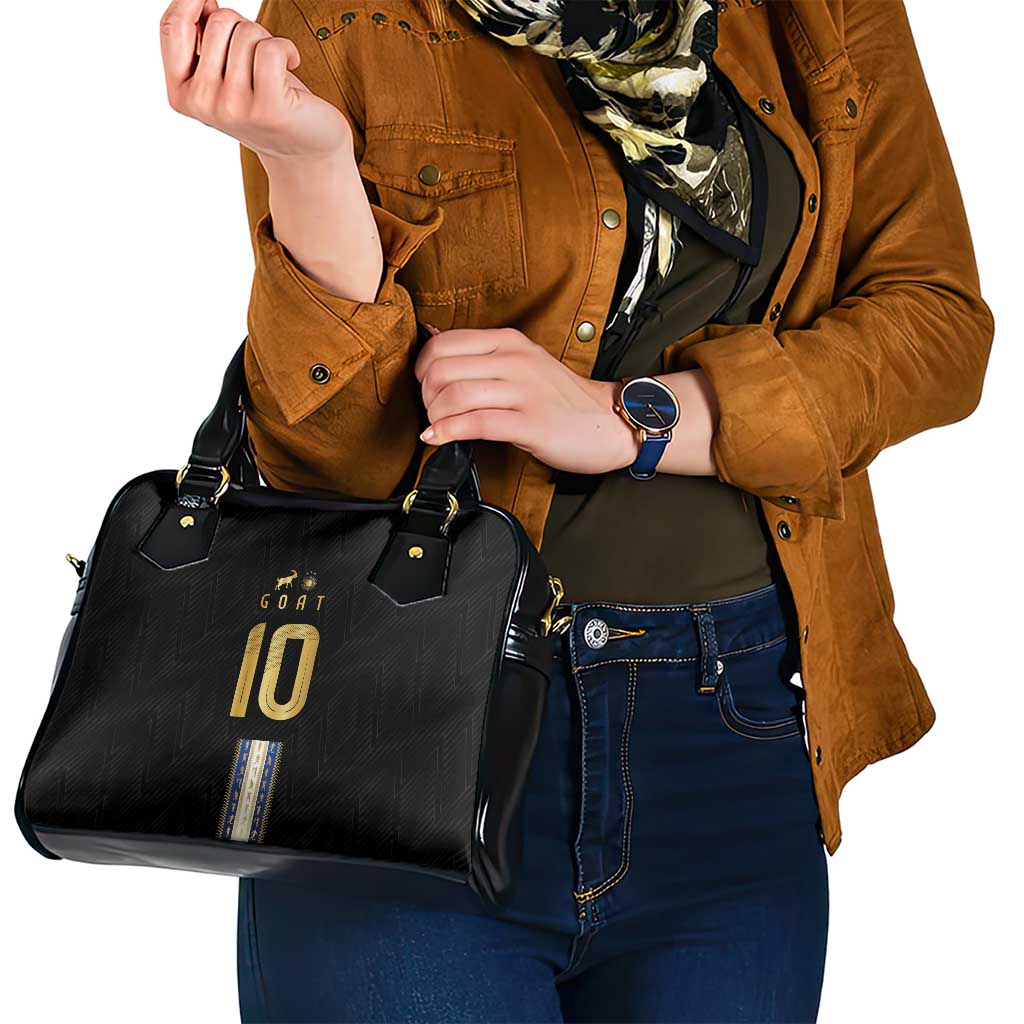 Argentina Football Shoulder Handbag GOAT-Pride of La Albiceleste LT03