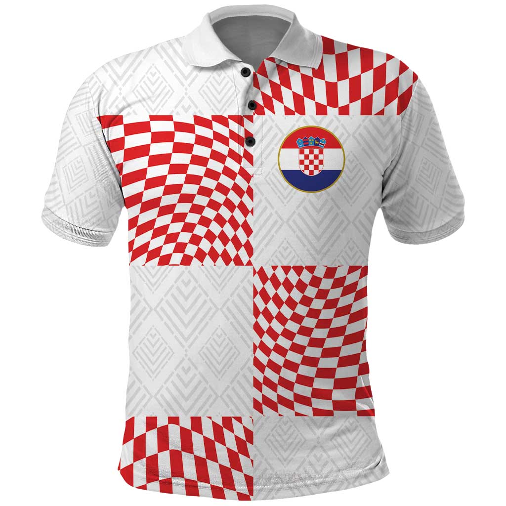 Custom Croatia Football Champion 2024 Polo Shirt LT03