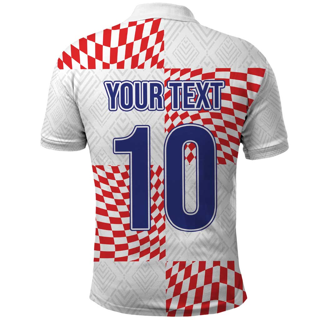 Custom Croatia Football Champion 2024 Polo Shirt LT03