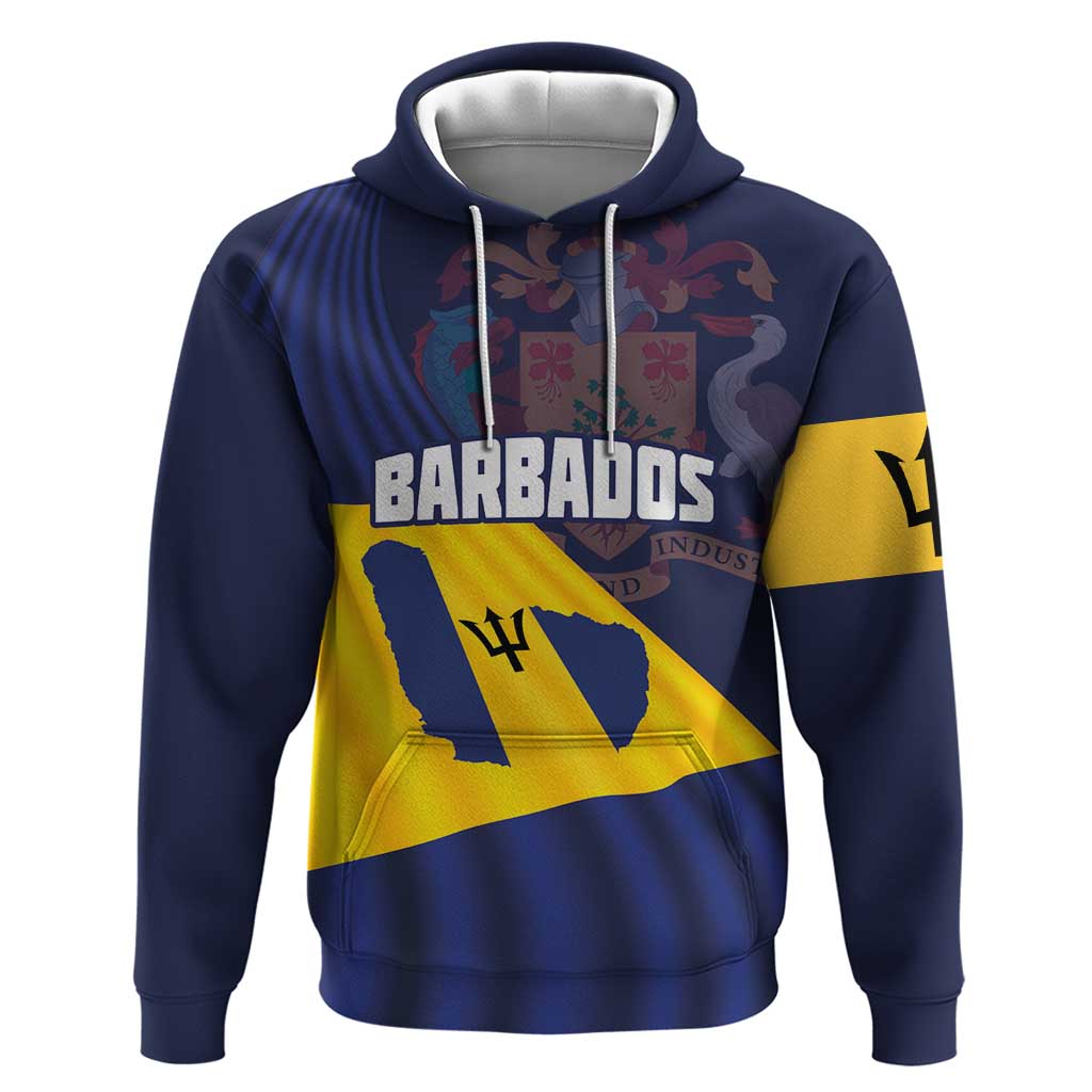 Barbados Independence Day Hoodie National Flag Design LT03
