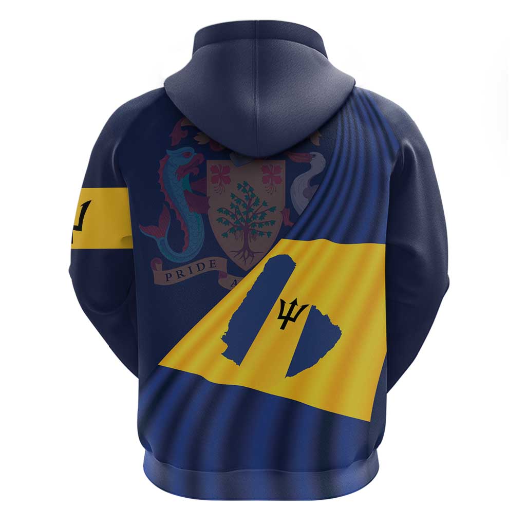 Barbados Independence Day Hoodie National Flag Design LT03