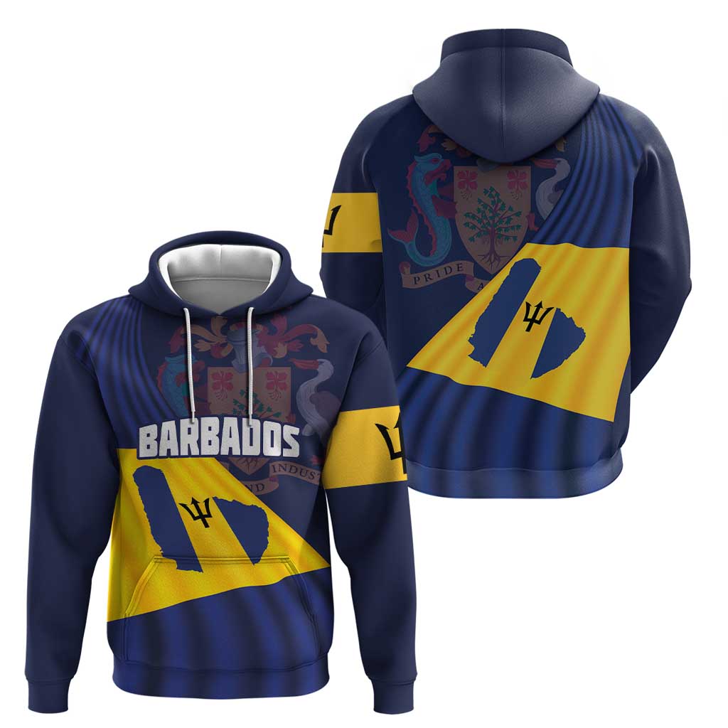 Barbados Independence Day Hoodie National Flag Design LT03