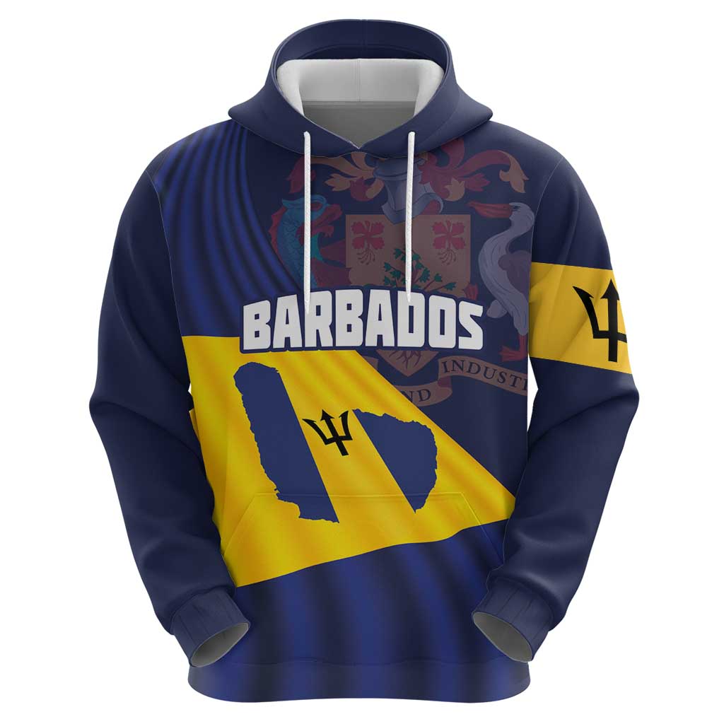 Barbados Independence Day Hoodie National Flag Design LT03