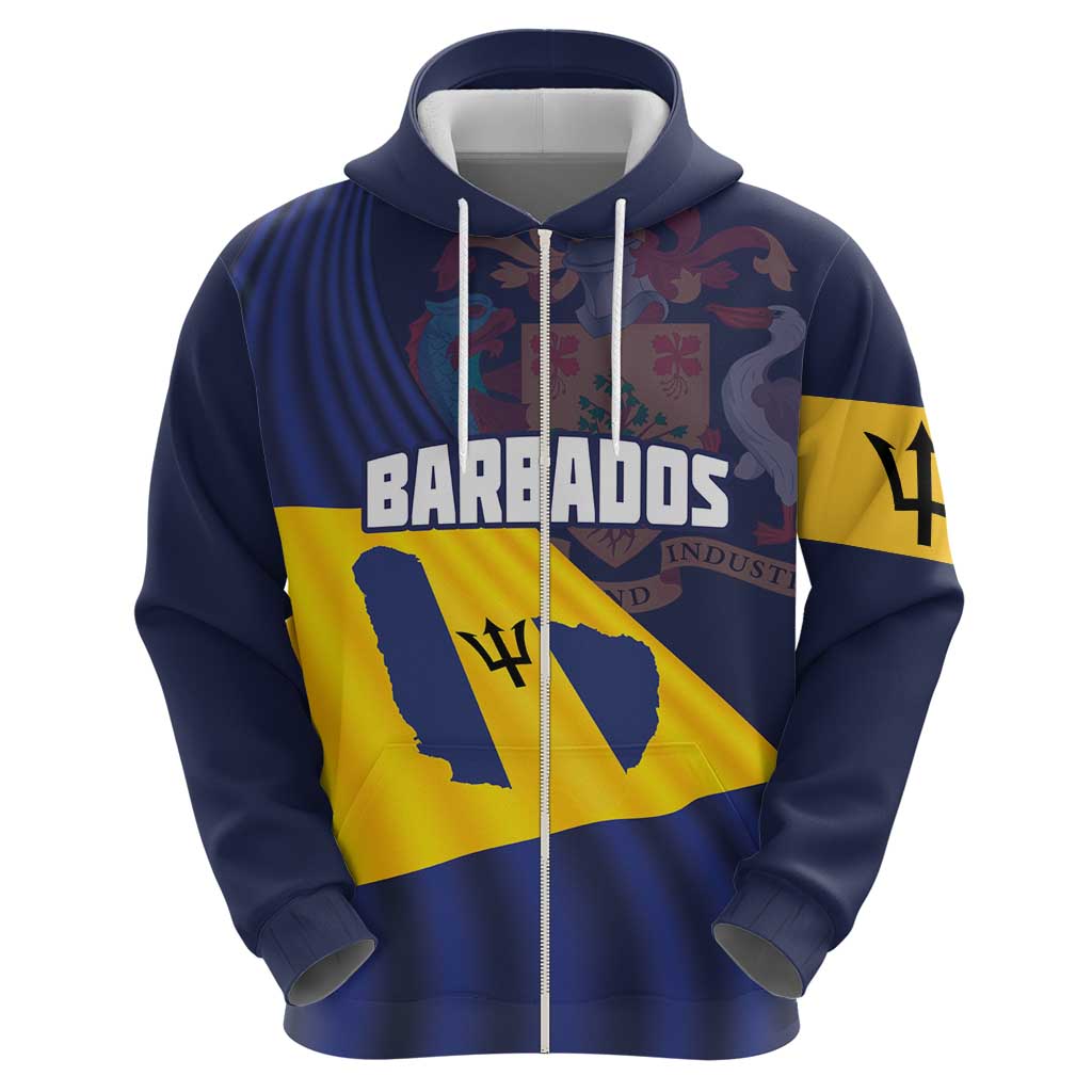 Barbados Independence Day Hoodie National Flag Design LT03
