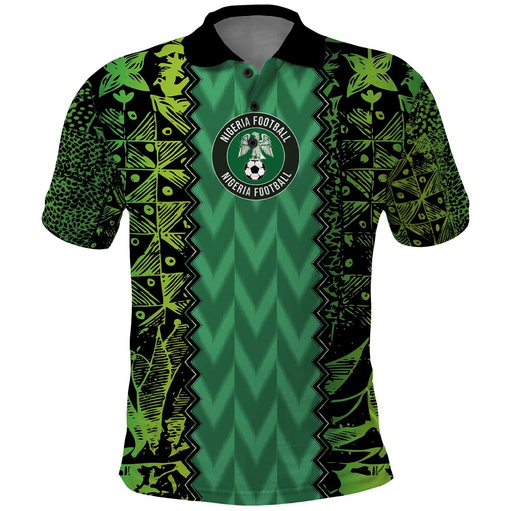 Custom Nigeria Football Champion 2024 Polo Shirt LT03