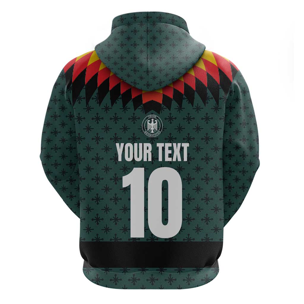 Custom German Christmas Hoodie German Football Jersey mix Santa Suit Style LT03