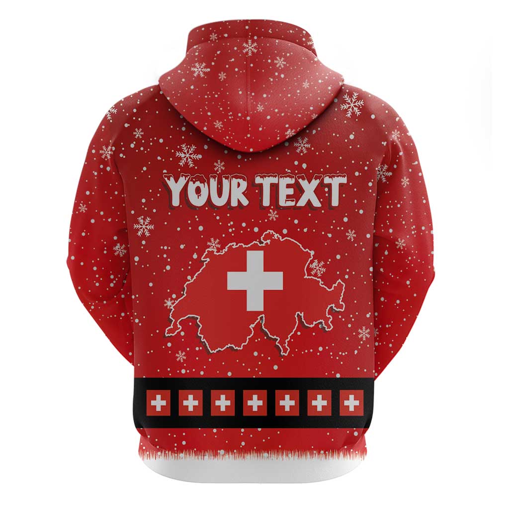 Personalized Swiss Christmas - Designed in Santa Suit Hoodie LT03