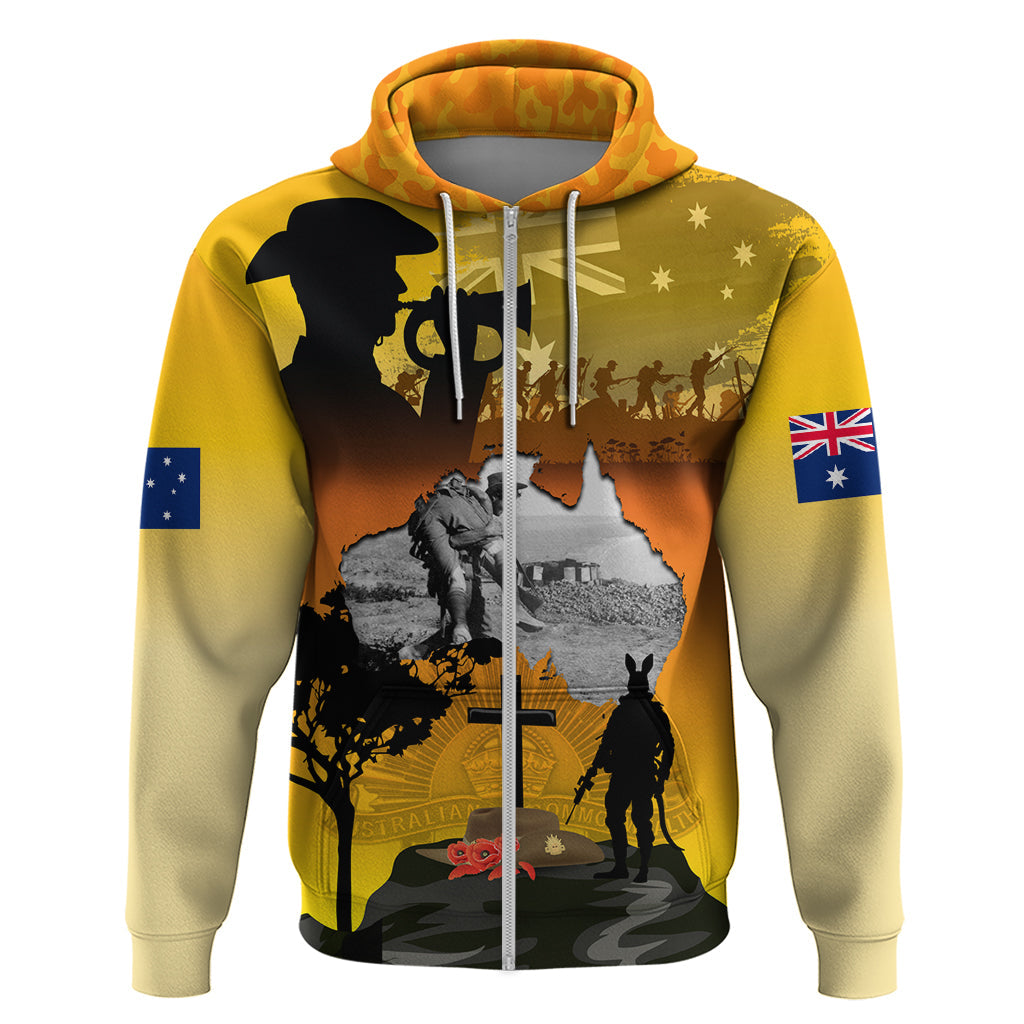Australia ANZAC Day Hoodie Gallipoli Lest We Forget LT03