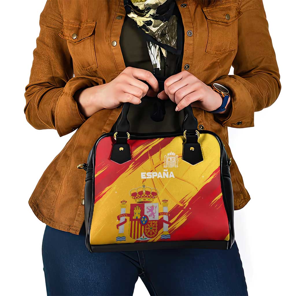 Basketball Fan Jersey Spanish Shoulder Handbag Royal Seal of España LT03