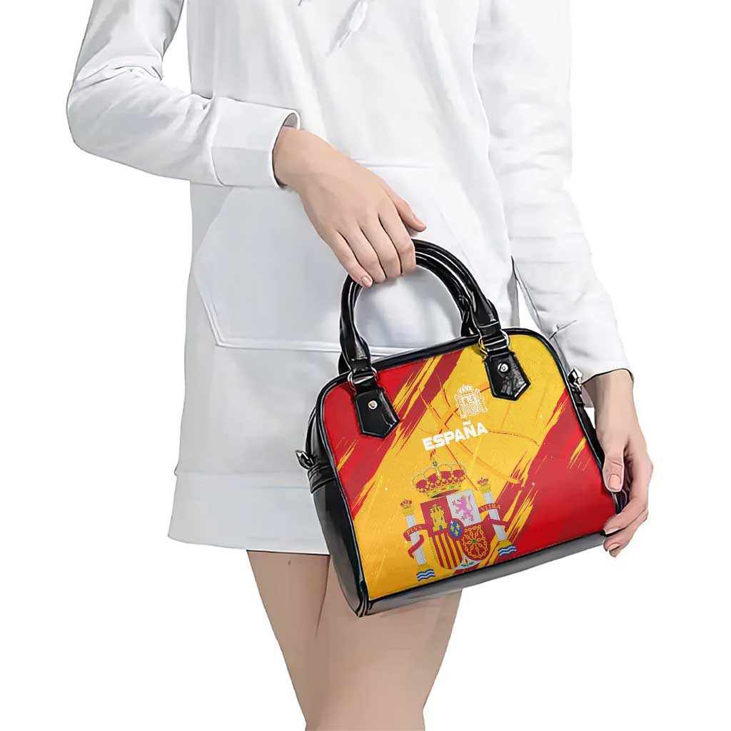 Basketball Fan Jersey Spanish Shoulder Handbag Royal Seal of España LT03