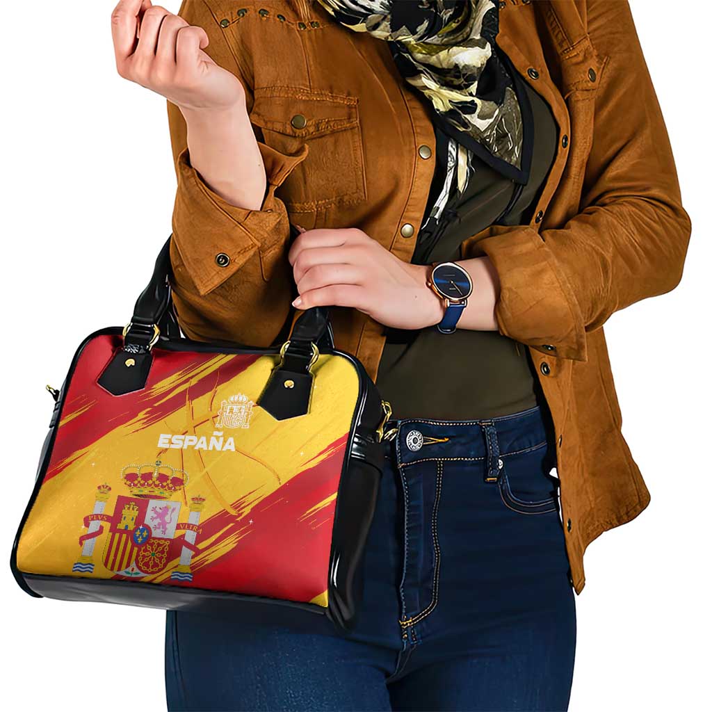 Basketball Fan Jersey Spanish Shoulder Handbag Royal Seal of España LT03