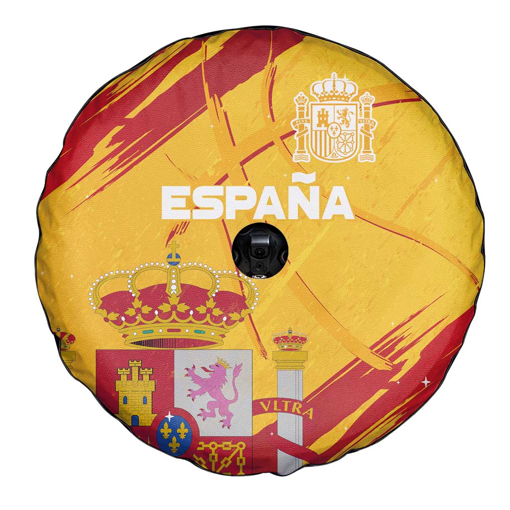 Basketball Fan Jersey Spanish Spare Tire Cover Royal Seal of España LT03