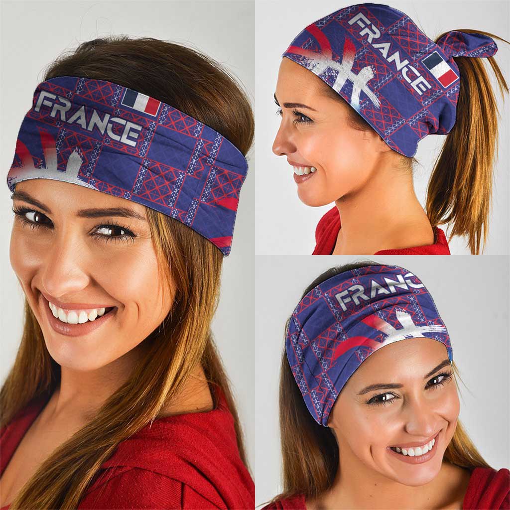 Basketball Fan Jersey French Neck Gaiter Paris Architectural Heritage Checkered Style LT03