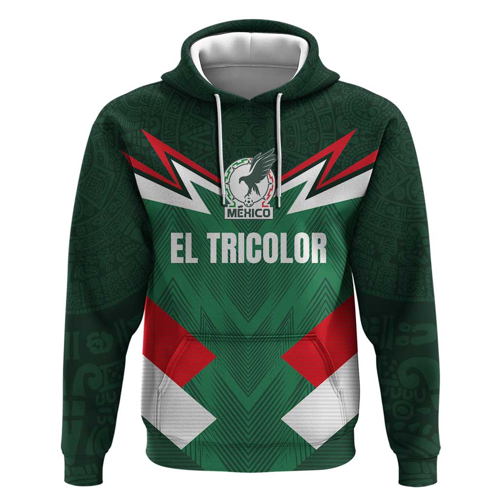 Custom Mexico Football Hoodie El Tricolor 2024 LT03