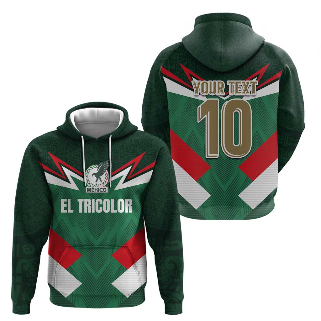 Custom Mexico Football Hoodie El Tricolor 2024 LT03