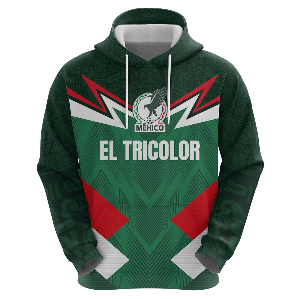 Custom Mexico Football Hoodie El Tricolor 2024 LT03