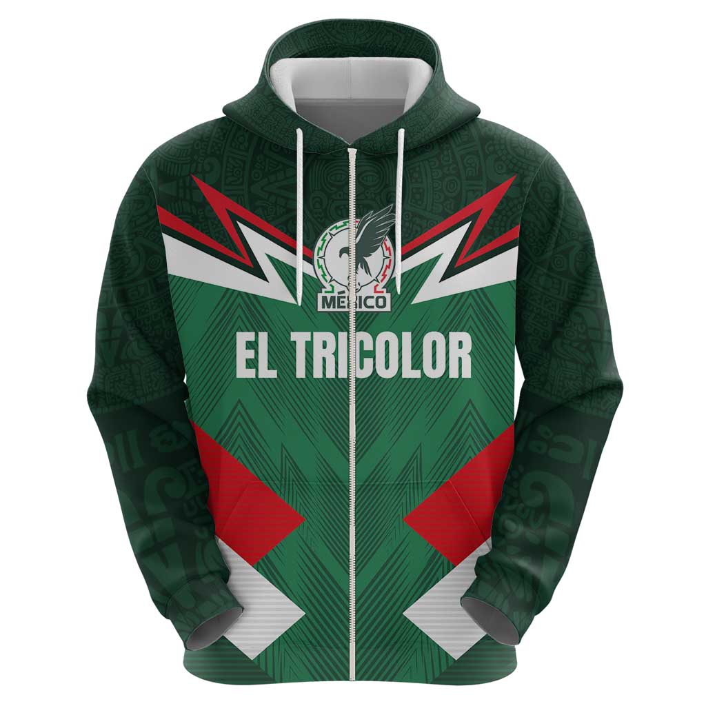 Custom Mexico Football Hoodie El Tricolor 2024 LT03