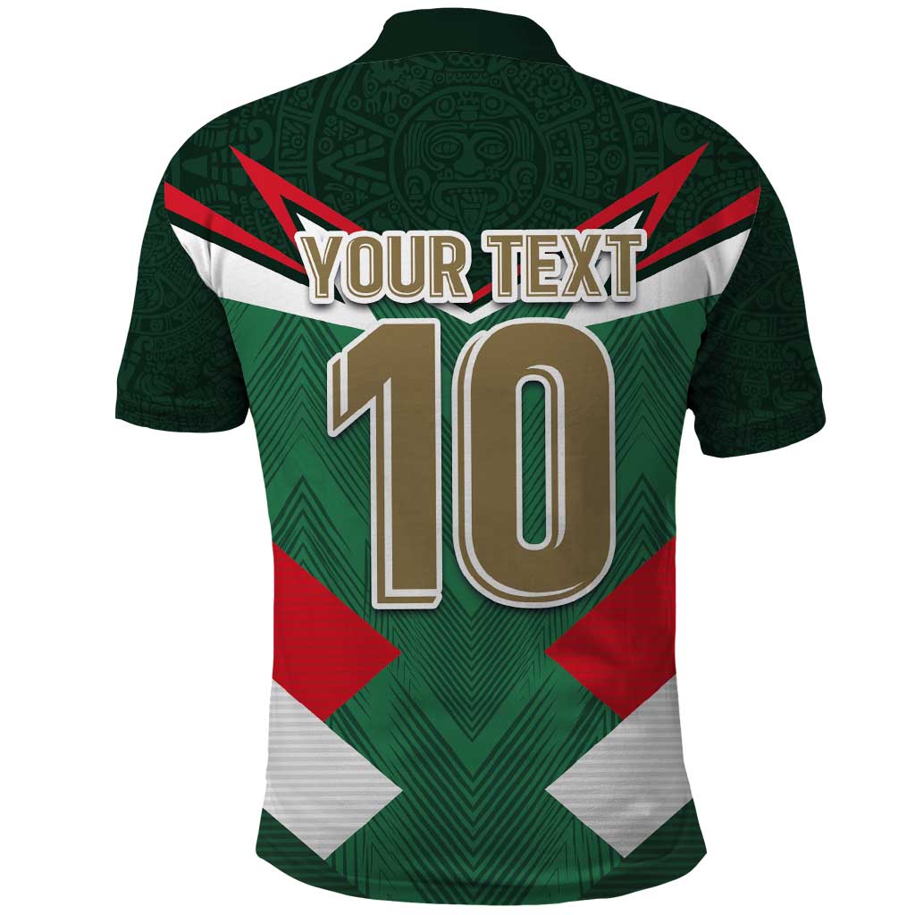 Custom Mexico Football Polo Shirt El Tricolor 2024 LT03