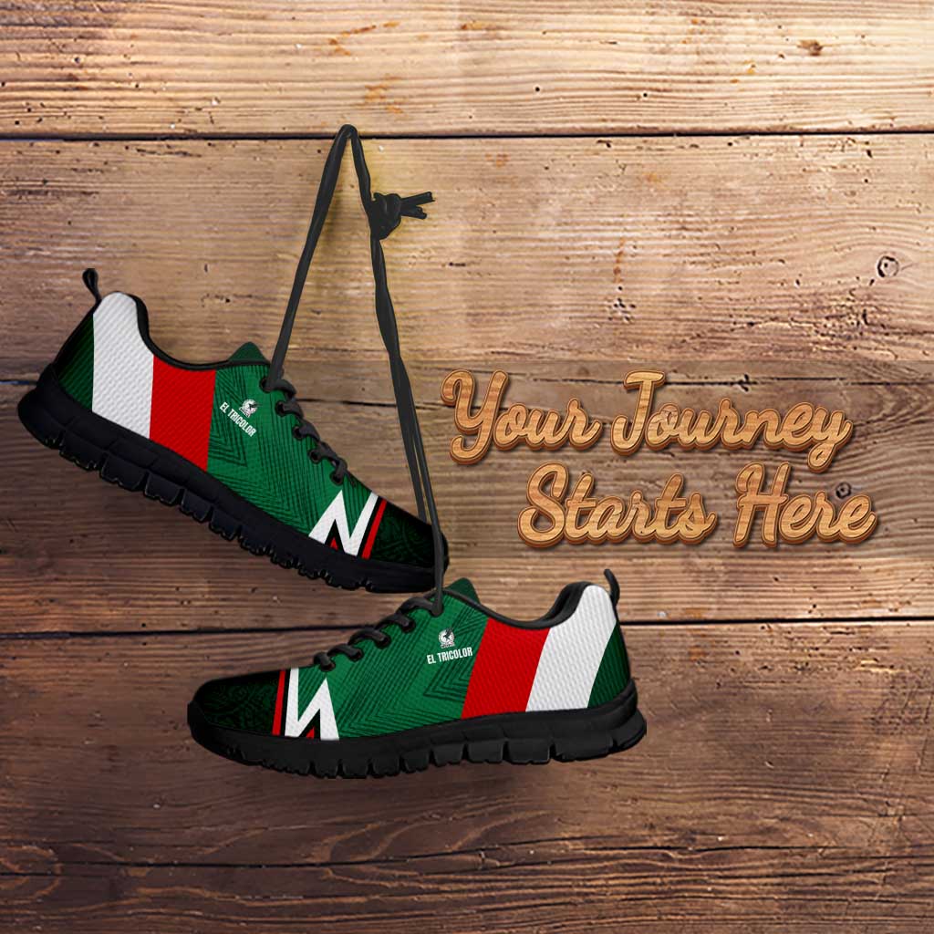 Custom Mexico Football Sneakers El Tricolor 2024 LT03