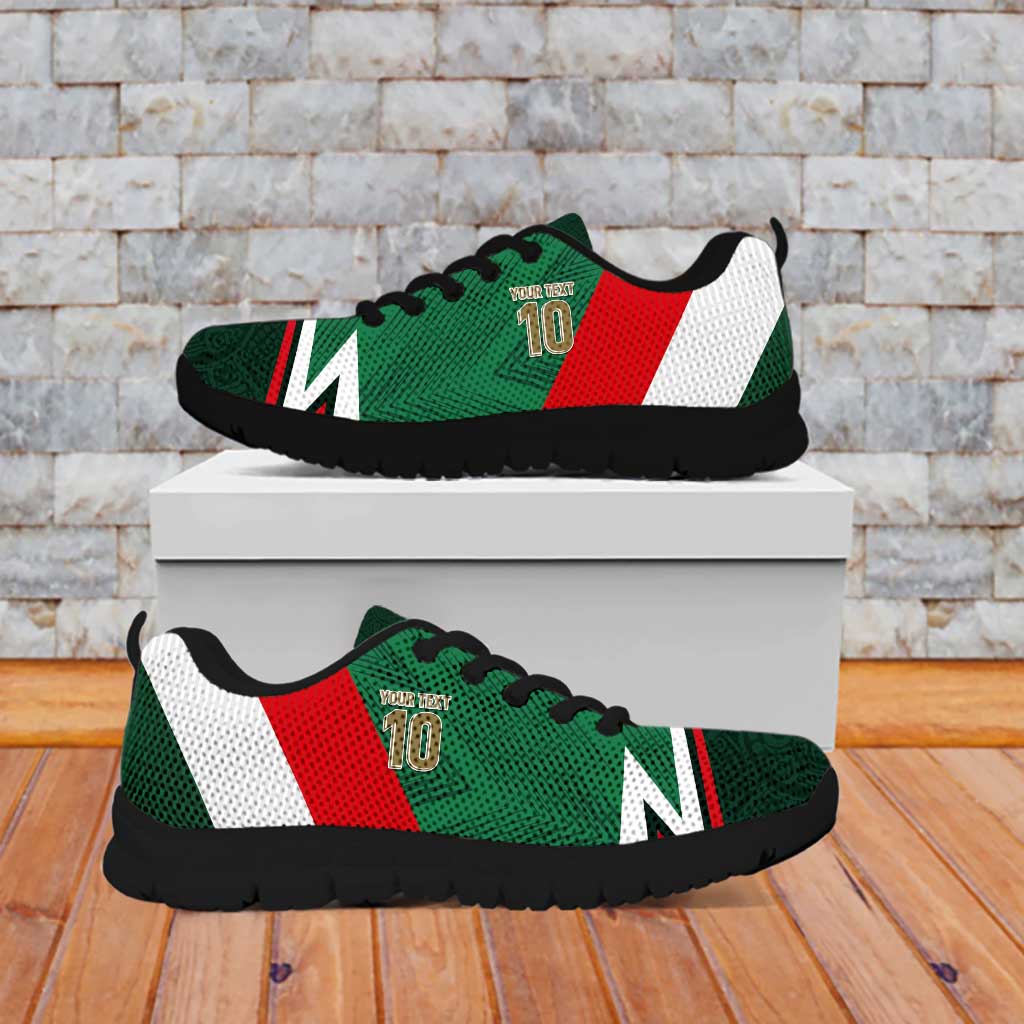 Custom Mexico Football Sneakers El Tricolor 2024 LT03
