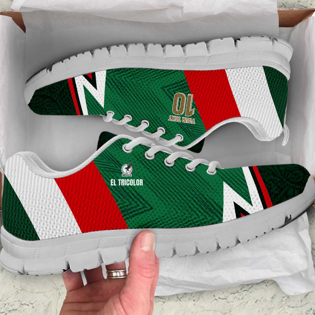 Custom Mexico Football Sneakers El Tricolor 2024 LT03