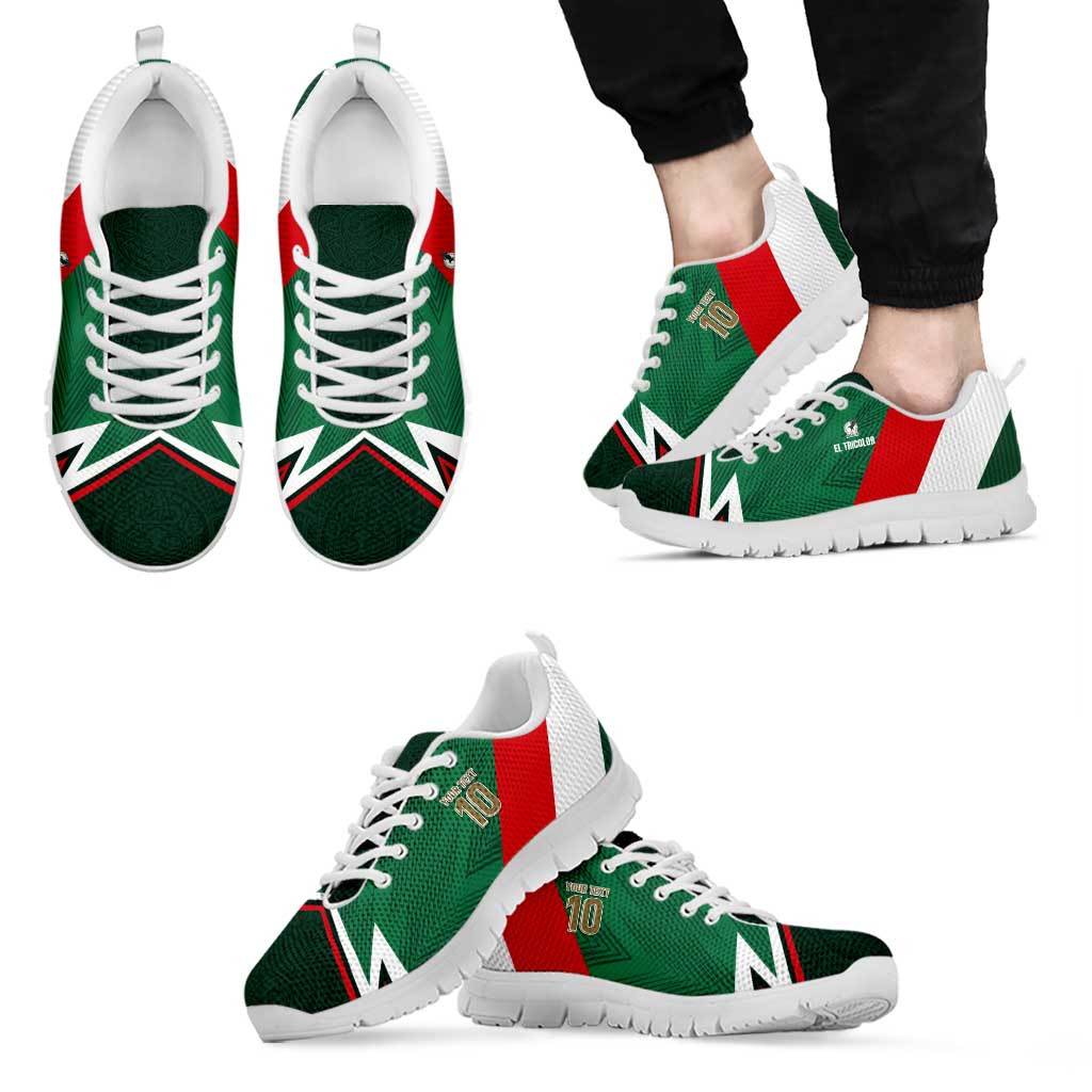 Custom Mexico Football Sneakers El Tricolor 2024 LT03