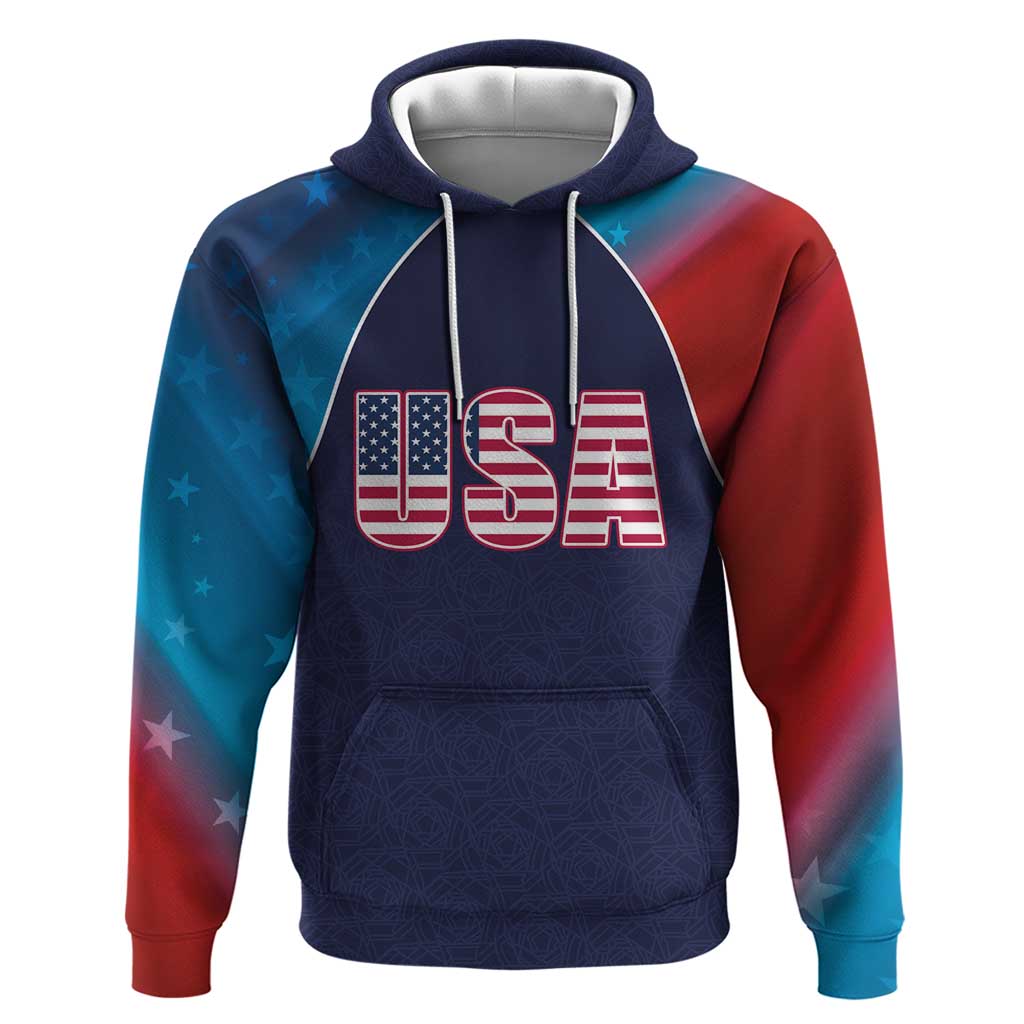 Custom USA Cricket Hoodie With Flag Style LT03