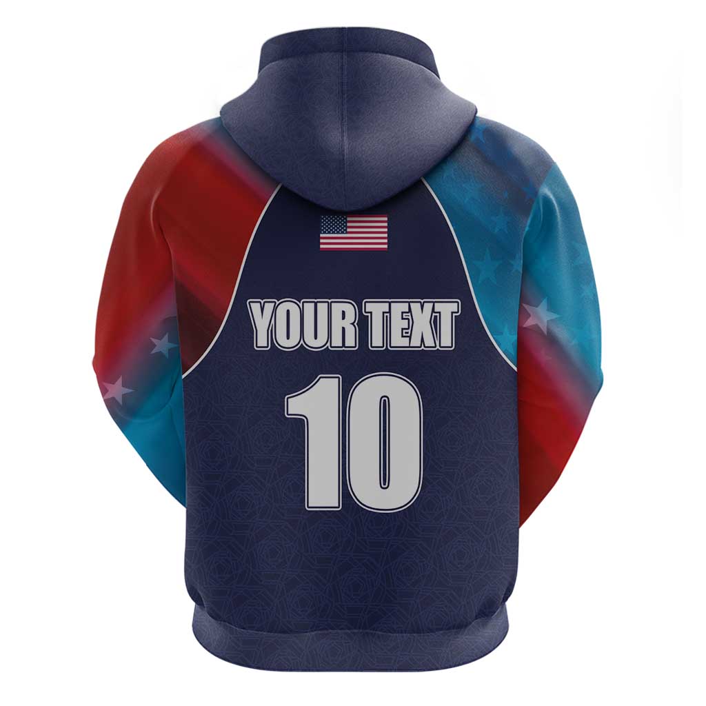 Custom USA Cricket Hoodie With Flag Style LT03