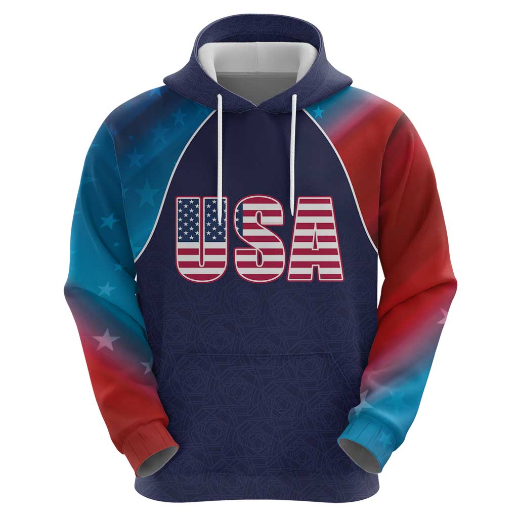 Custom USA Cricket Hoodie With Flag Style LT03