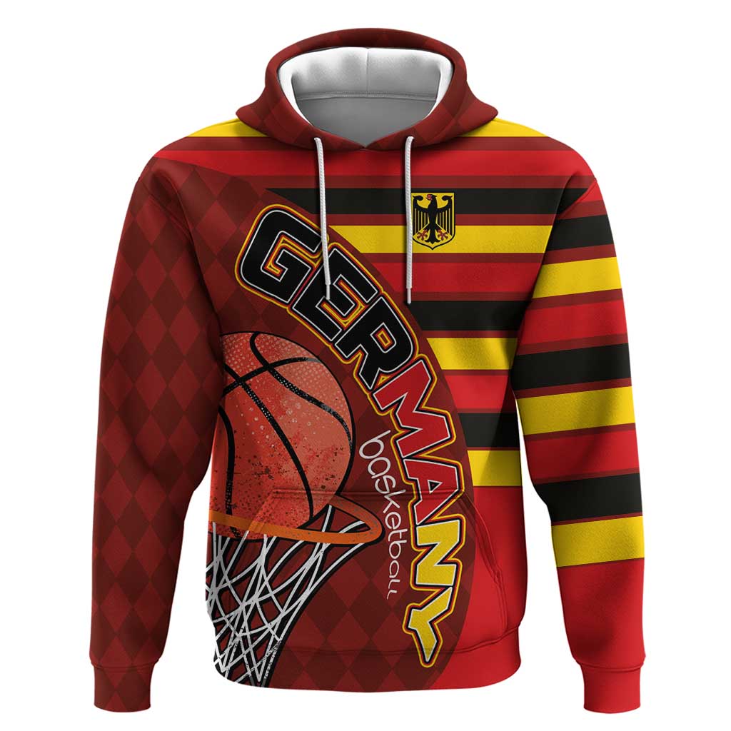 Basketball Fan Jersey Germany Hoodie Die Mannschaft 2025 LT03