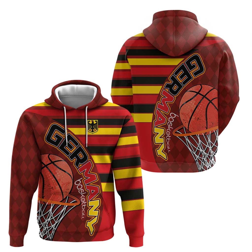 Basketball Fan Jersey Germany Hoodie Die Mannschaft 2025 LT03