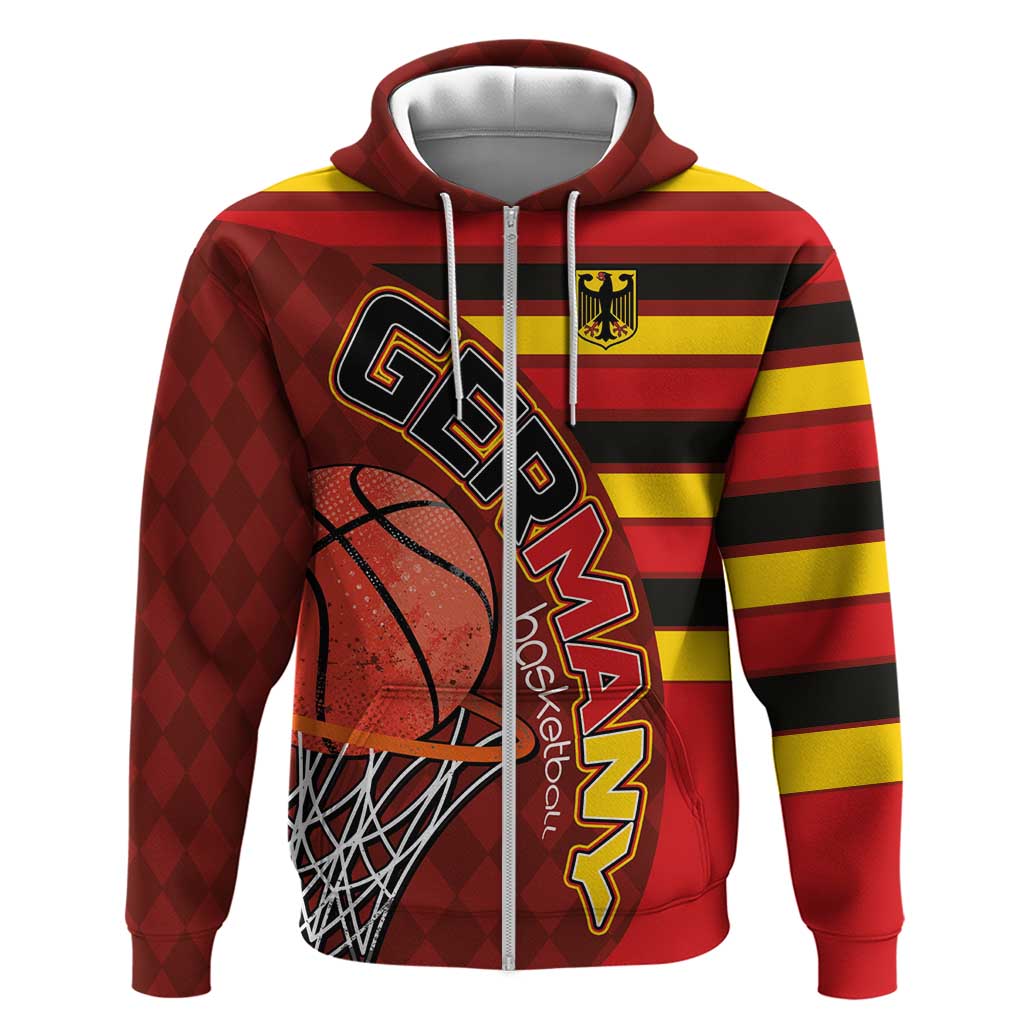 Basketball Fan Jersey Germany Hoodie Die Mannschaft 2025 LT03