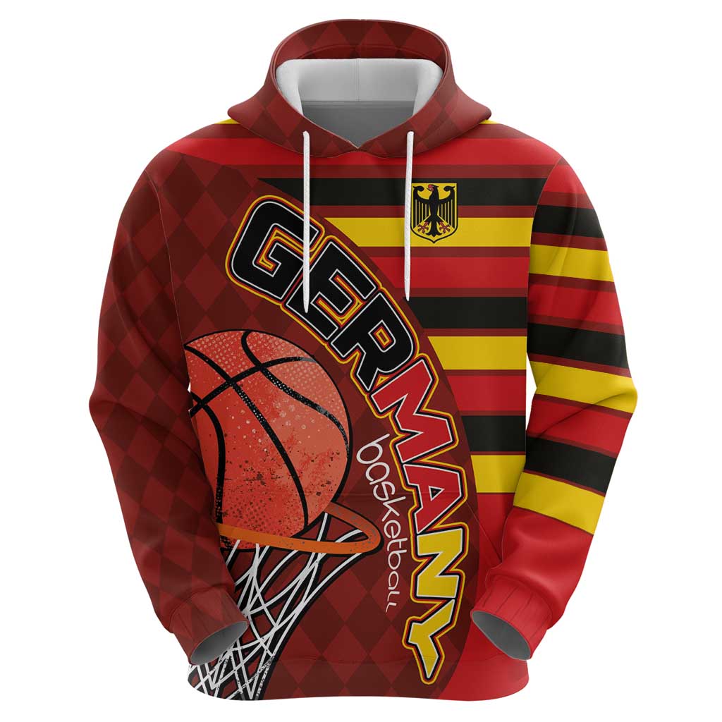 Basketball Fan Jersey Germany Hoodie Die Mannschaft 2025 LT03