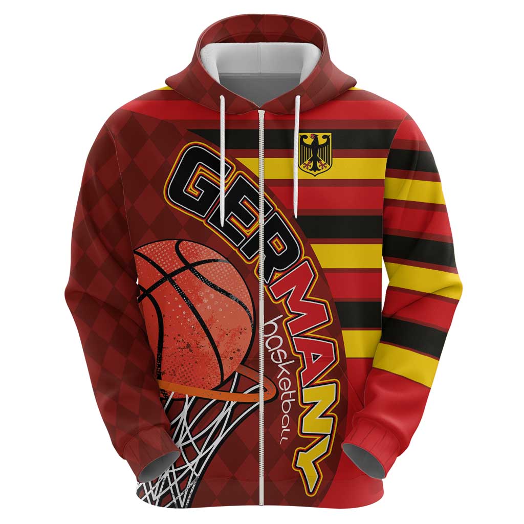 Basketball Fan Jersey Germany Hoodie Die Mannschaft 2025 LT03