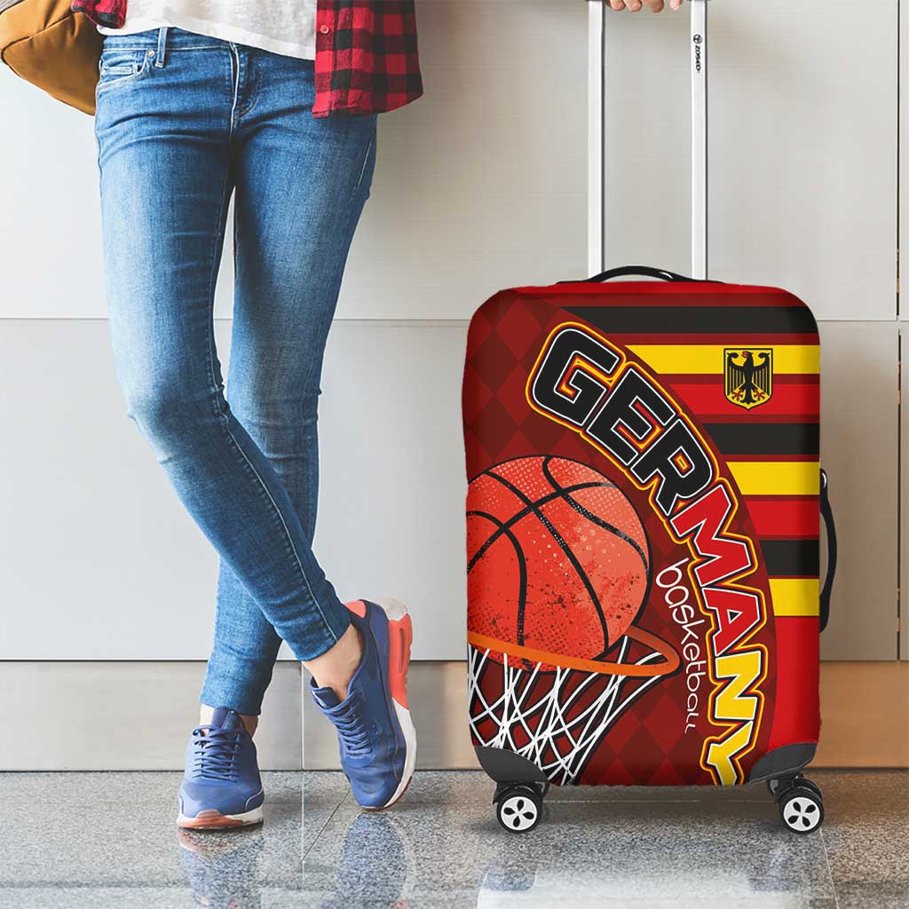 Basketball Fan Jersey Germany Luggage Cover Die Mannschaft 2025 LT03