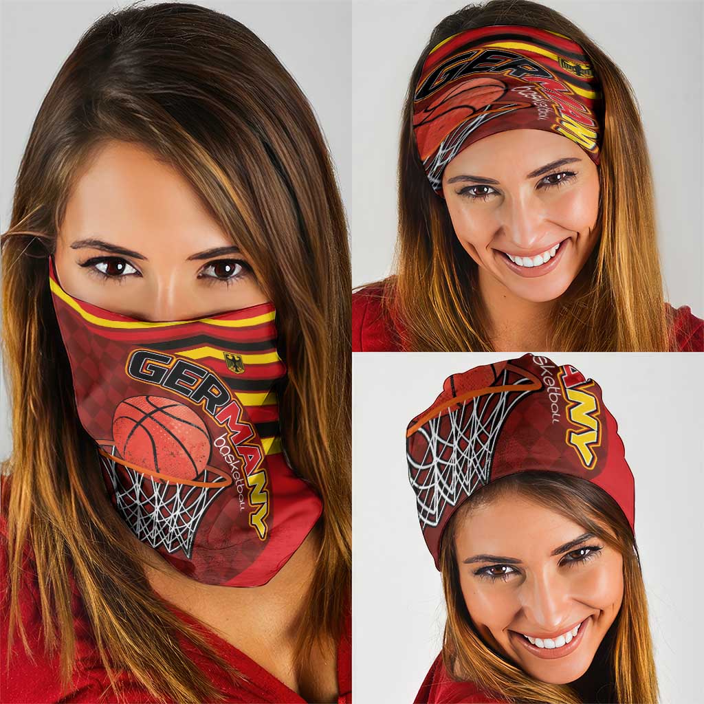 Basketball Fan Jersey Germany Neck Gaiter Die Mannschaft 2025 LT03