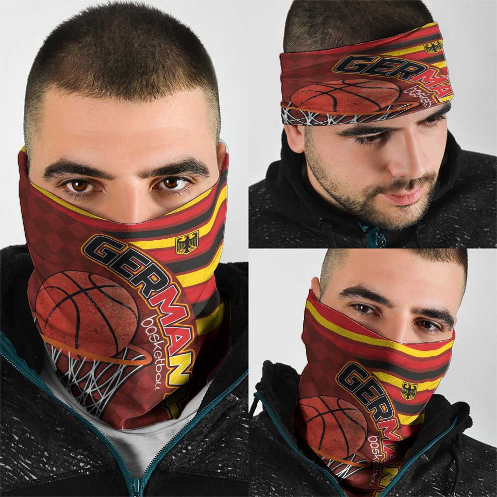 Basketball Fan Jersey Germany Neck Gaiter Die Mannschaft 2025 LT03