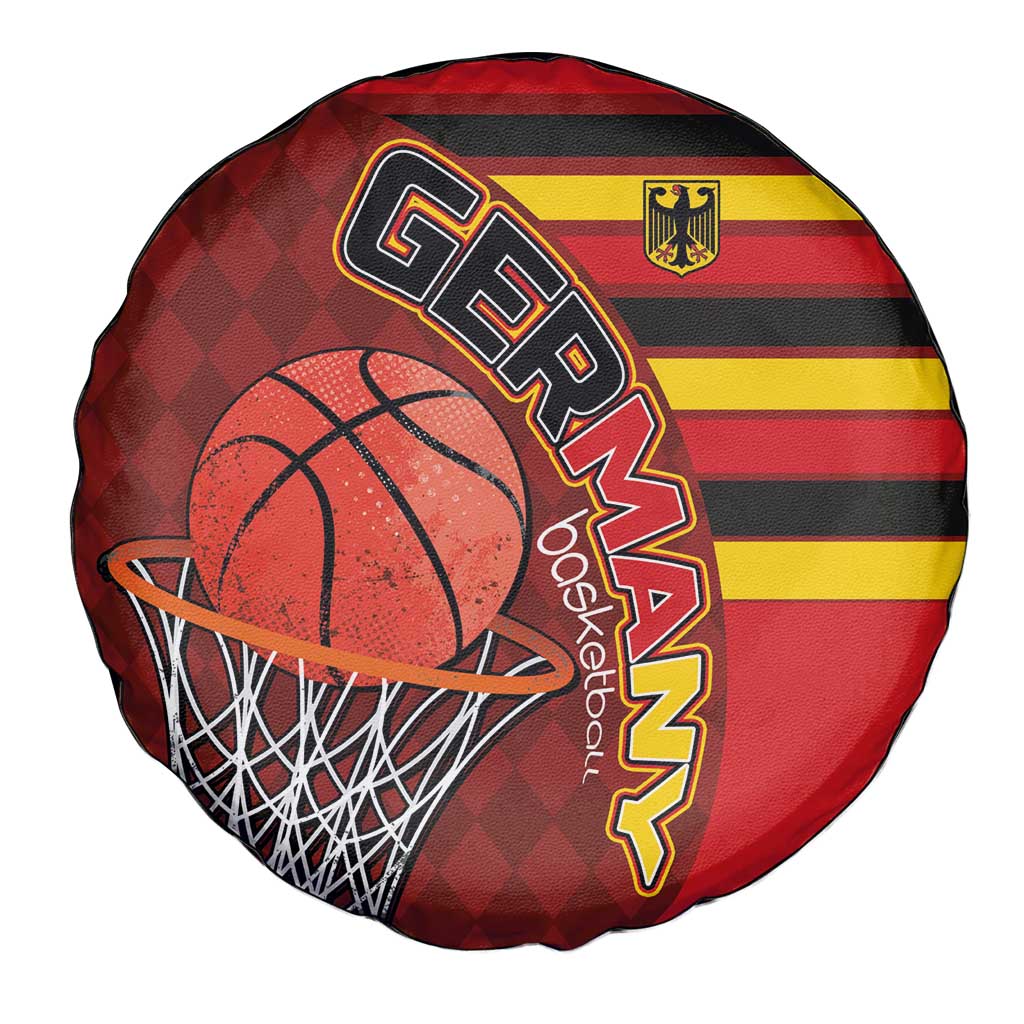 Basketball Fan Jersey Germany Spare Tire Cover Die Mannschaft 2025 LT03