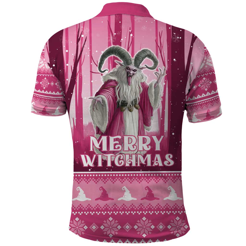 Christmas Naughty Witch Polo Shirt Merry Witchmas LT05