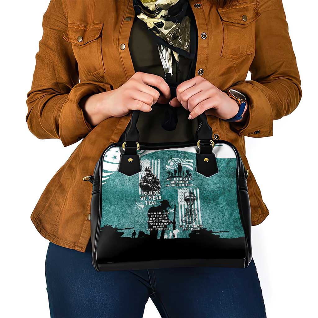 Veteran PTSD Shoulder Handbag Not A Sign Of Weakness It Is Earned By Doing What Others Fear LT05