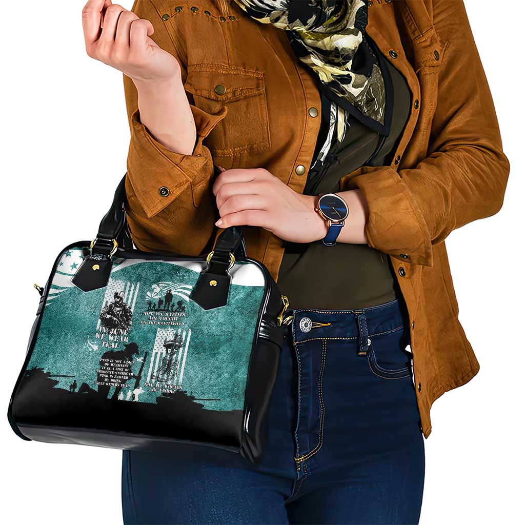 Veteran PTSD Shoulder Handbag Not A Sign Of Weakness It Is Earned By Doing What Others Fear LT05