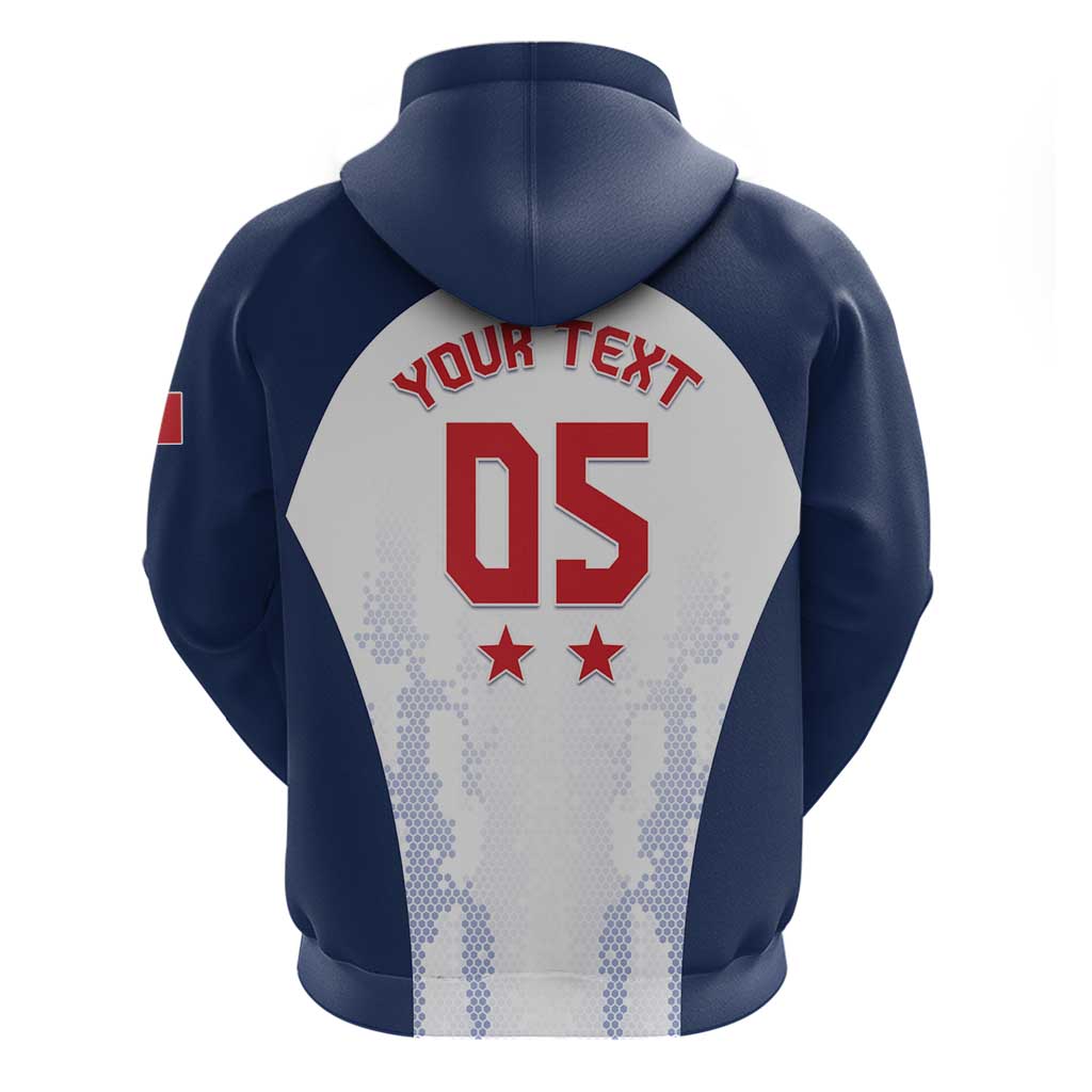 Custom France 2024 Football Hoodie Go Champions Les Bleus LT05