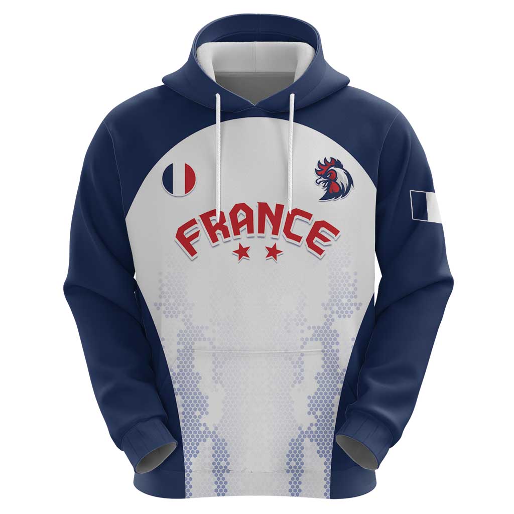 Custom France 2024 Football Hoodie Go Champions Les Bleus LT05